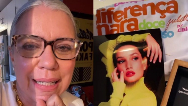 Astrid Fontenelle ignora presente de Juliette e o descarta em banco de praça