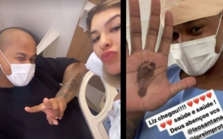 Nasce primeira filha de Léo Santana e Lore Improta