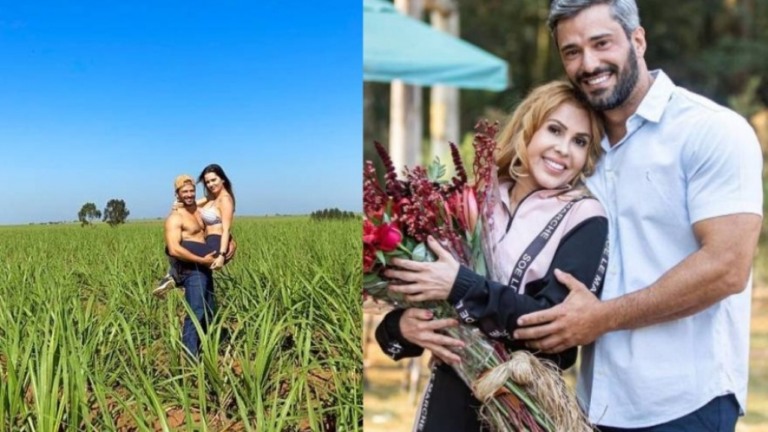 Após boatos de romance com Joelma, fazendeiro assume namorada