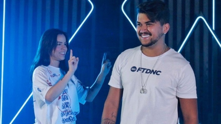 Sertanejo Gutto Soares grava clipe com equipe de dança de Katy Perry e Gretchen