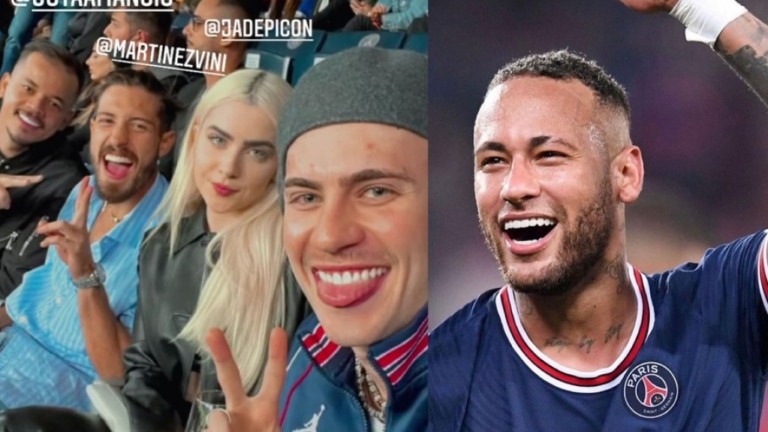 Jade Picon assiste jogo de Neymar e suposto affair ganha força