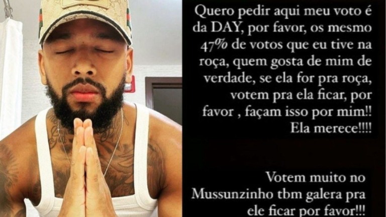 A Fazenda 13: Nego do Borel puxa torcida para Day após polêmica sexual