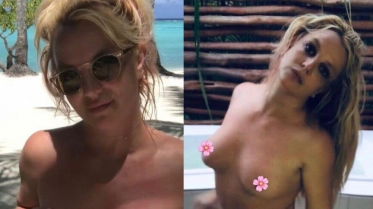 Britney Spears surge nua e fãs vibram: "Literalmente livre"