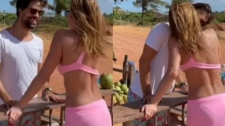 Luciana Gimenez curte viagem romântica com o novo namorado