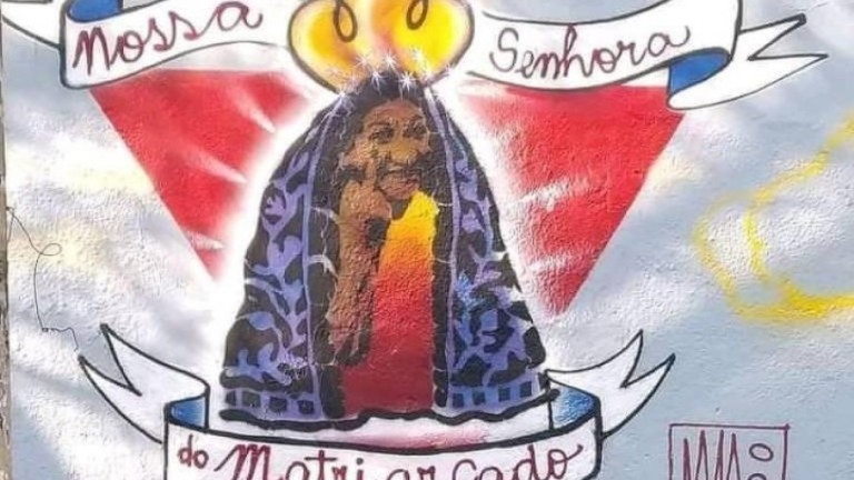 SP: Prefeitura apaga desenho de Nossa Senhora no bairro da Pompéia