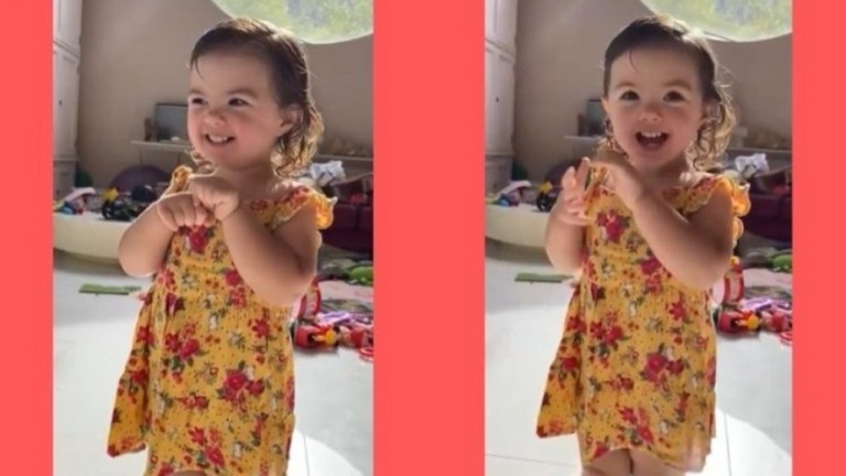 Fofura: Tatá Werneck publica vídeo de Clara Maria e derrete a web