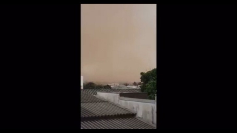 Nova tempestade de poeira atinge cidade do Mato Grosso