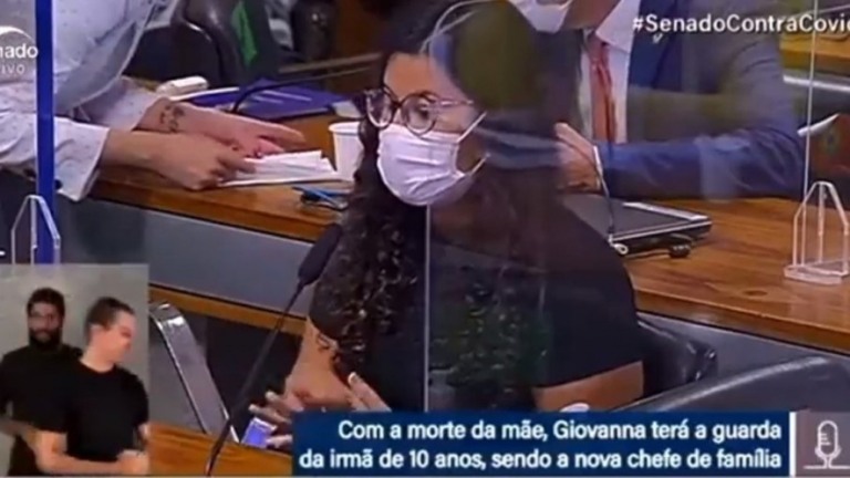 Intérprete de libras se emociona e precisa ser substituído na CPI; vídeo