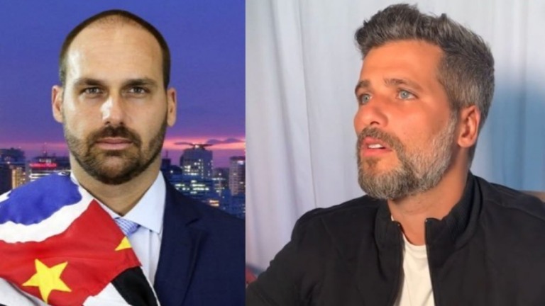 Eduardo Bolsonaro chama Bruno Gagliasso de burro