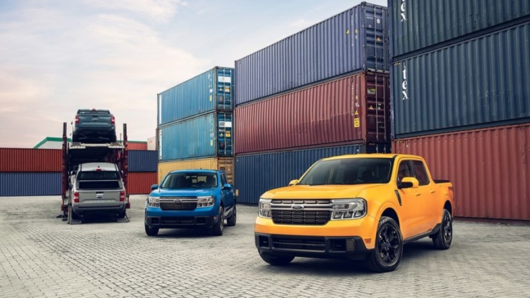 Primeiras unidades da Ford Maverick desembarcam no Brasil