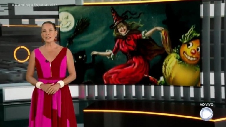 Carolina Ferraz fala dos perigos do Halloween e web brinca: "Desemprego assusta"