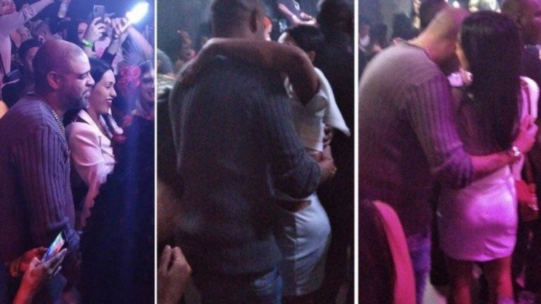Adriano Imperador é flagrado com affair em festa no Rio de Janeiro