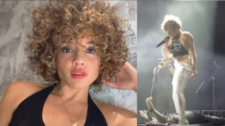 Cantora de banda de rock se desculpa por urinar em fã durante show