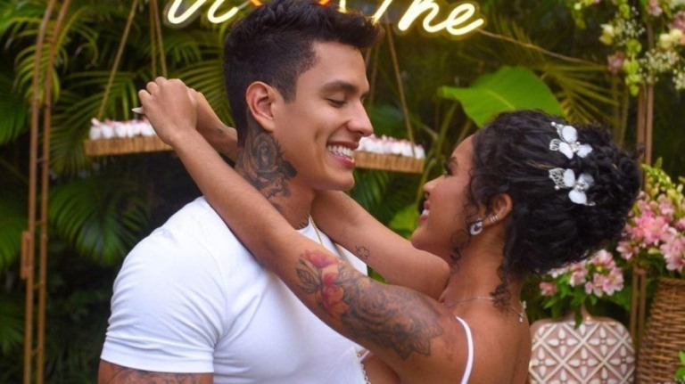 'A Fazenda 13': mais uma separação? Noivo de Sthe surge sem aliança