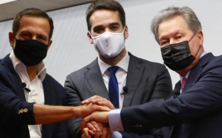 João Dória e Arthur Virgilio repudiam o atraso das votações do PSDB