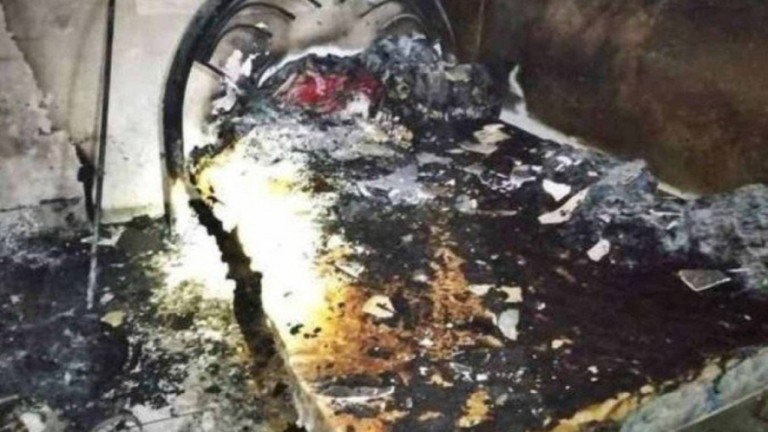 Após mulher esquecer vela acesa, seu apartamento pega fogo