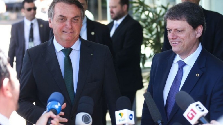 Próximo do PL, Bolsonaro quer Tarcísio no governo de SP e Salles no Senado