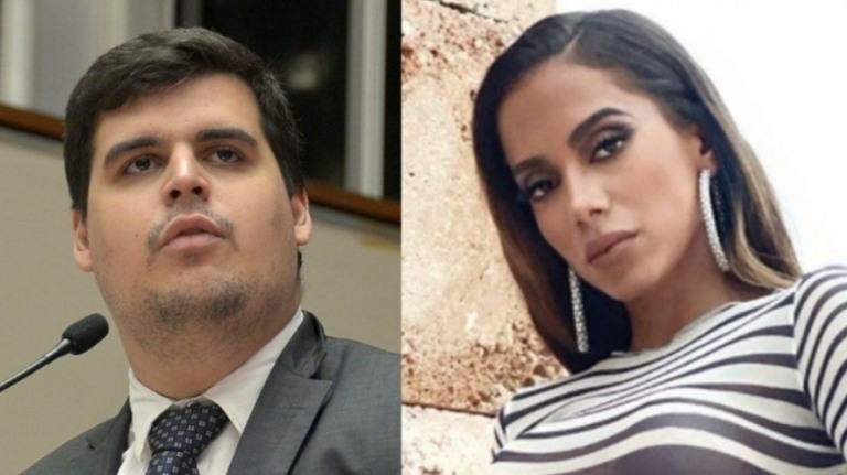 Deputado que chamou Anitta de "lixo" tem conta no Instagram deletada