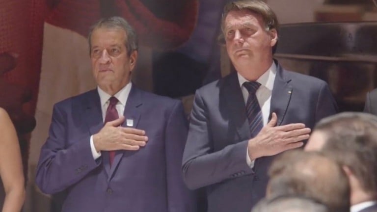 Bolsonaro agradece 'confiança' de Valdemar Costa Neto, condenado no mensalão
