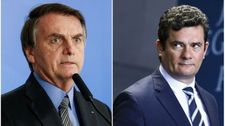 Bolsonaro volta a atacar Moro: "Não aguenta 10 segundos de debate"