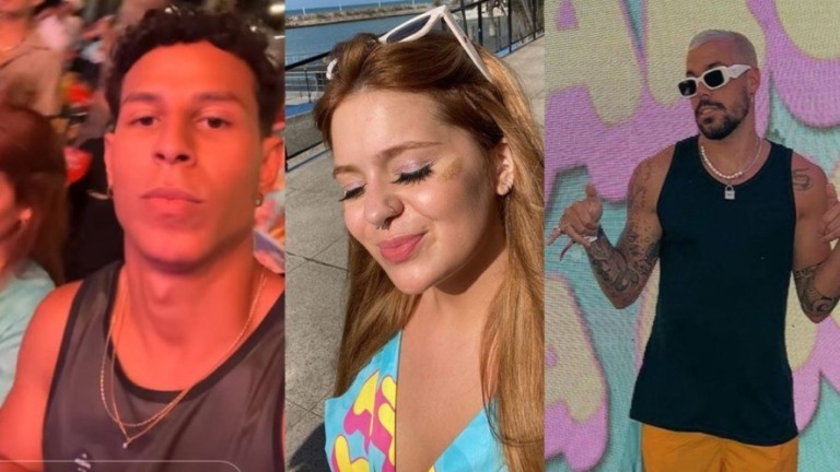 Viih Tube beija Isaías na frente de Lipe e avisa: "Meus namorados"