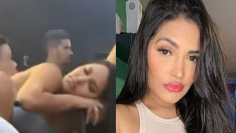 Flay cochila no meio da 'Farofa da Gkay' e vira meme nas redes sociais