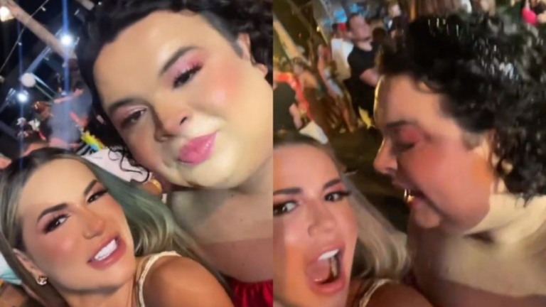 Deolane Bezerra arruma briga na Farofa da Gkay