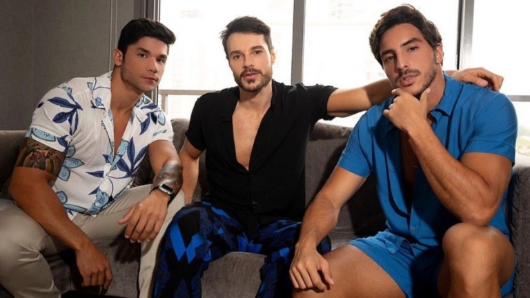David Mascheti, Murilo Cunha e Lucas Mantellato falam de amor em peça