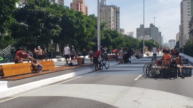SP amplia áreas de descanso do Minhocão nos fins de semana e feriados