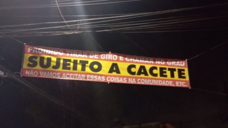 VÍDEO: PCC promete "cacete" em quem empinar moto em comunidades de SP