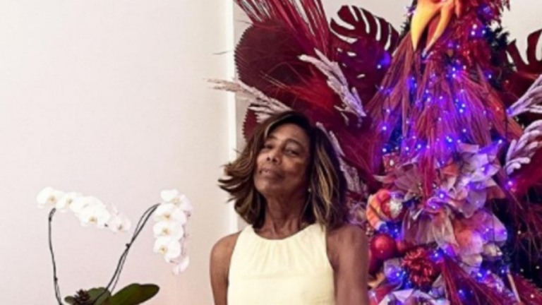 "Renascendo a cada dia", diz Gloria Maria ao mostrar árvore de Natal