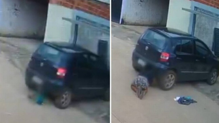 Bebê de 1 ano é atropelado acidentalmente pelo pai em Goiás