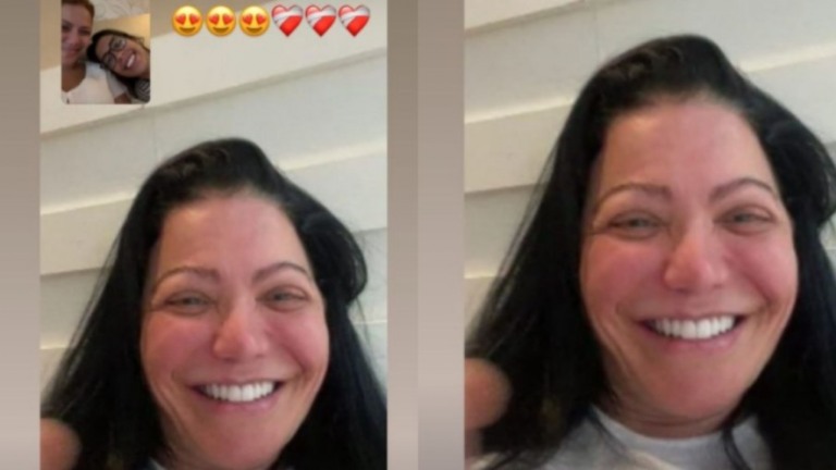 Simone Poncio, internada em clínica psiquiátrica, fala com Sarah