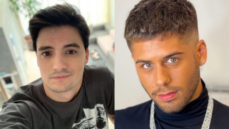 'Não para de falar merd* de mim', diz Felipe Neto sobre Zé Felipe