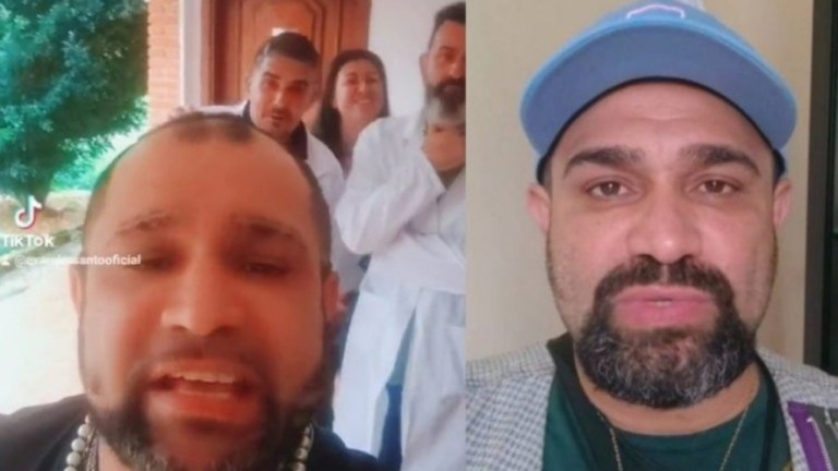 "Vida do adicto não é fácil", diz Evandro Santo em vídeo
