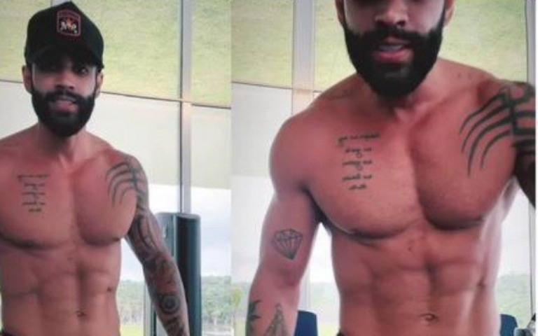 Gusttavo Lima retoma rotina de treinos durante isolamento por Covid-19