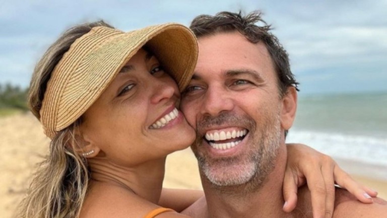 Marcelo Faria assume namoro com advogada e ex-mulher comenta foto