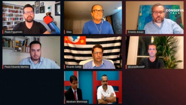 Durante live, ex-ministros de Bolsonaro atacam aliança com Centrão