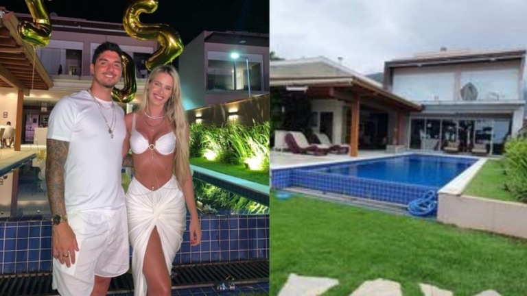 Mansão onde Medina e Yasmin viviam está à venda por R$ 8 milhões
