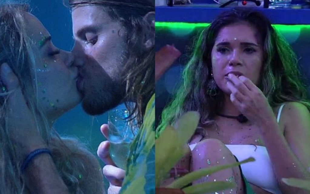 Gizelly se isola e chora após beijo de Marcela e Daniel no BBB20