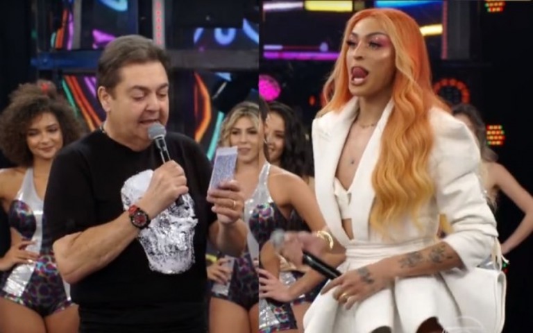 Atitude de Faustão com Pabllo Vittar incomoda público: "Que agonia"