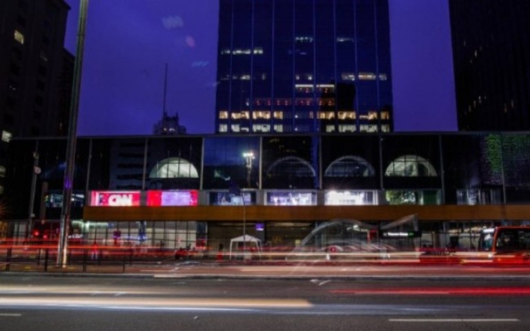 CNN divulga foto da fachada da emissora em São Paulo