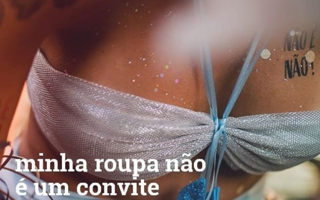 Campanha "não é não" cola no Carnaval de todo Brasil com tattoos temporárias