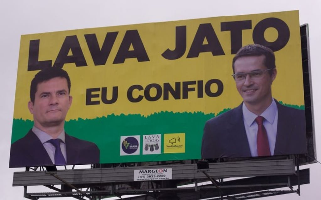 Outdoors e até torcida organizada: os movimentos que seguem apoiando a Lava Jato