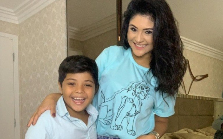 Mileide Mihaile vibra com a participação do filho Yhudy em seu canal Mileide Mihaile vibra com a participação do filho Yhudy em seu canal