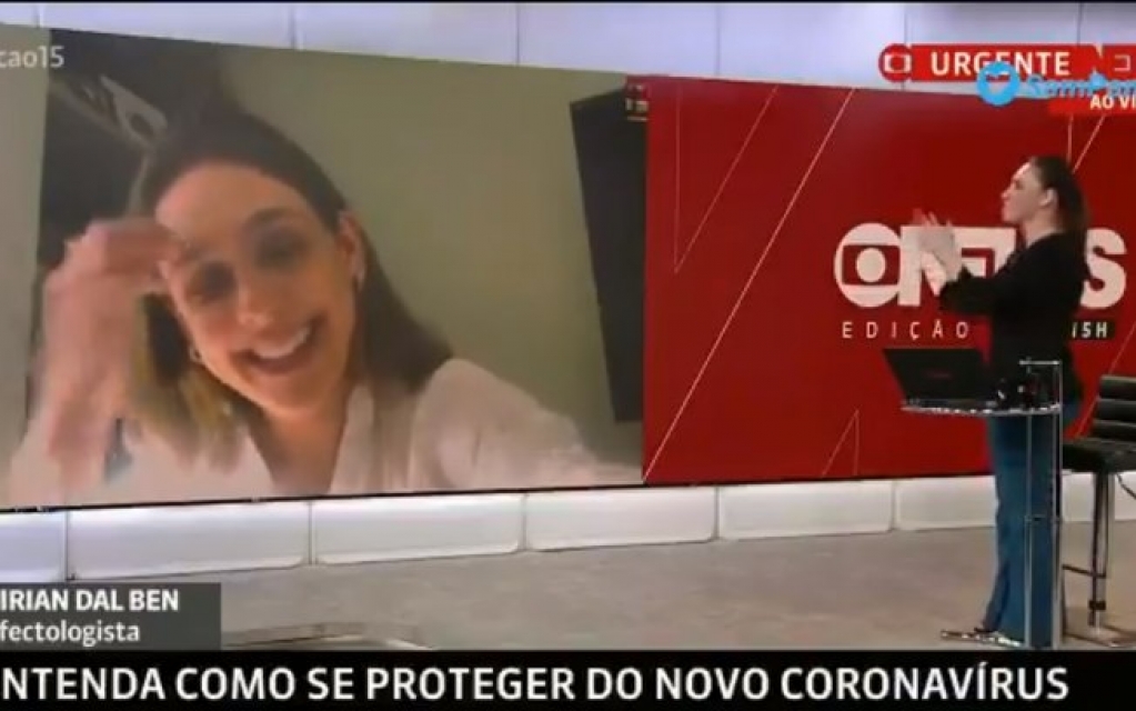 Em jornal, criança interrompe entrevista ao vivo e diverte a web