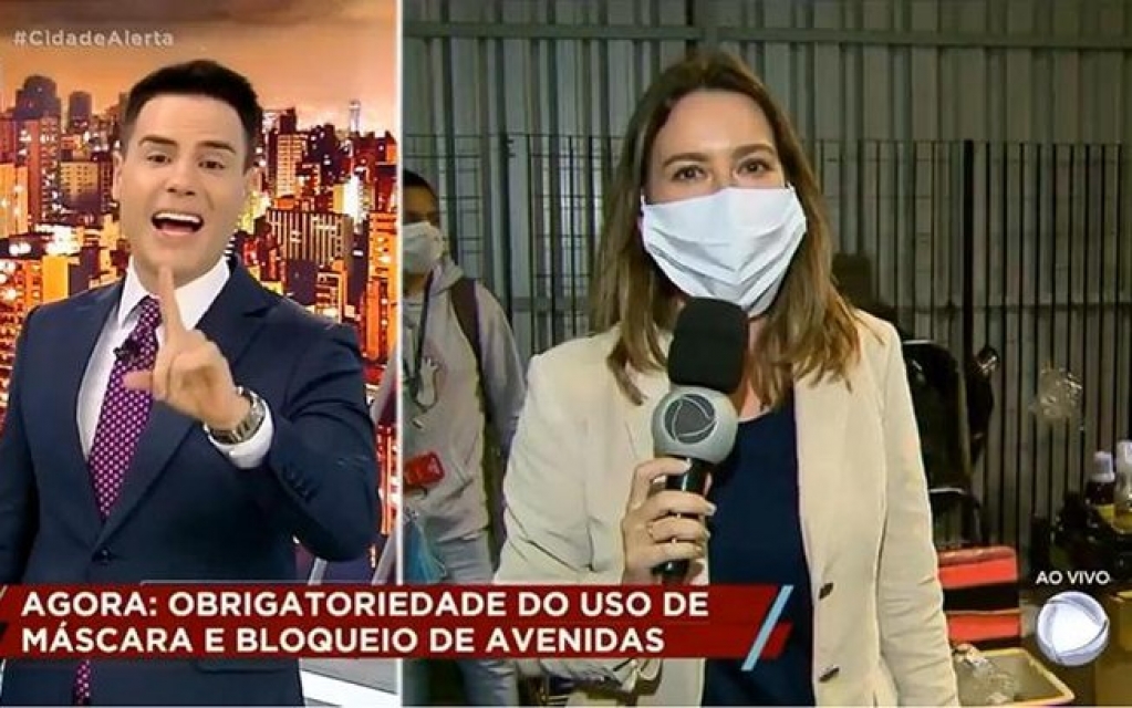 Luiz Bacci manda repórter perseguir pessoas sem máscara e a chama de "baratinha"