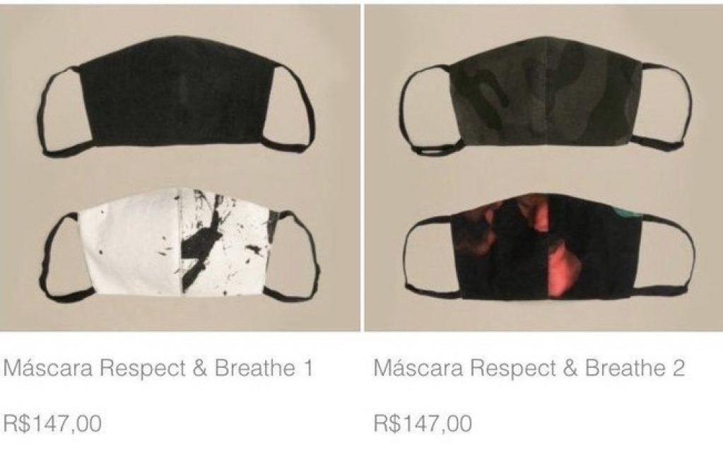 Acusada de praticar preço abusivo, Osklen para de vender máscaras por R$147