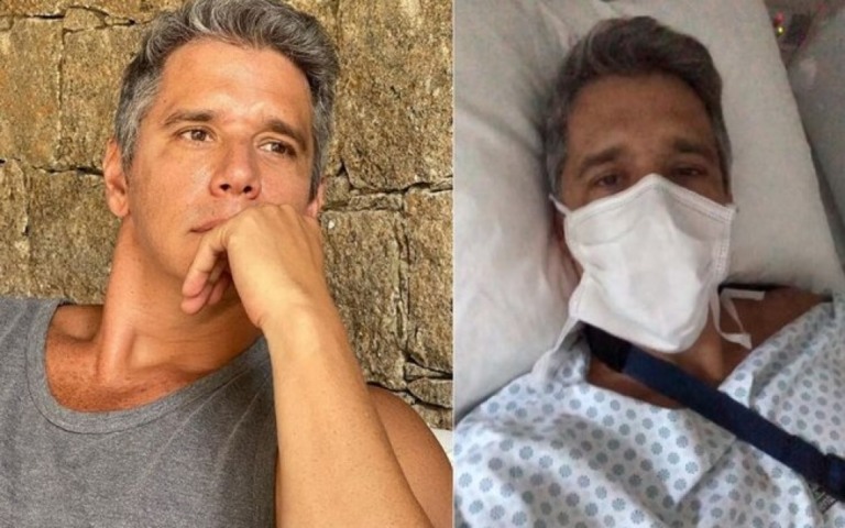Marcio Garcia sofre acidente doméstico e faz cirurgia de emergência Marcio Garcia sofre acidente doméstico e faz cirurgia de emergência