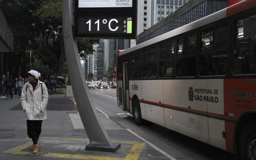 Tempo frio e sem chuva neste sábado em São Paulo